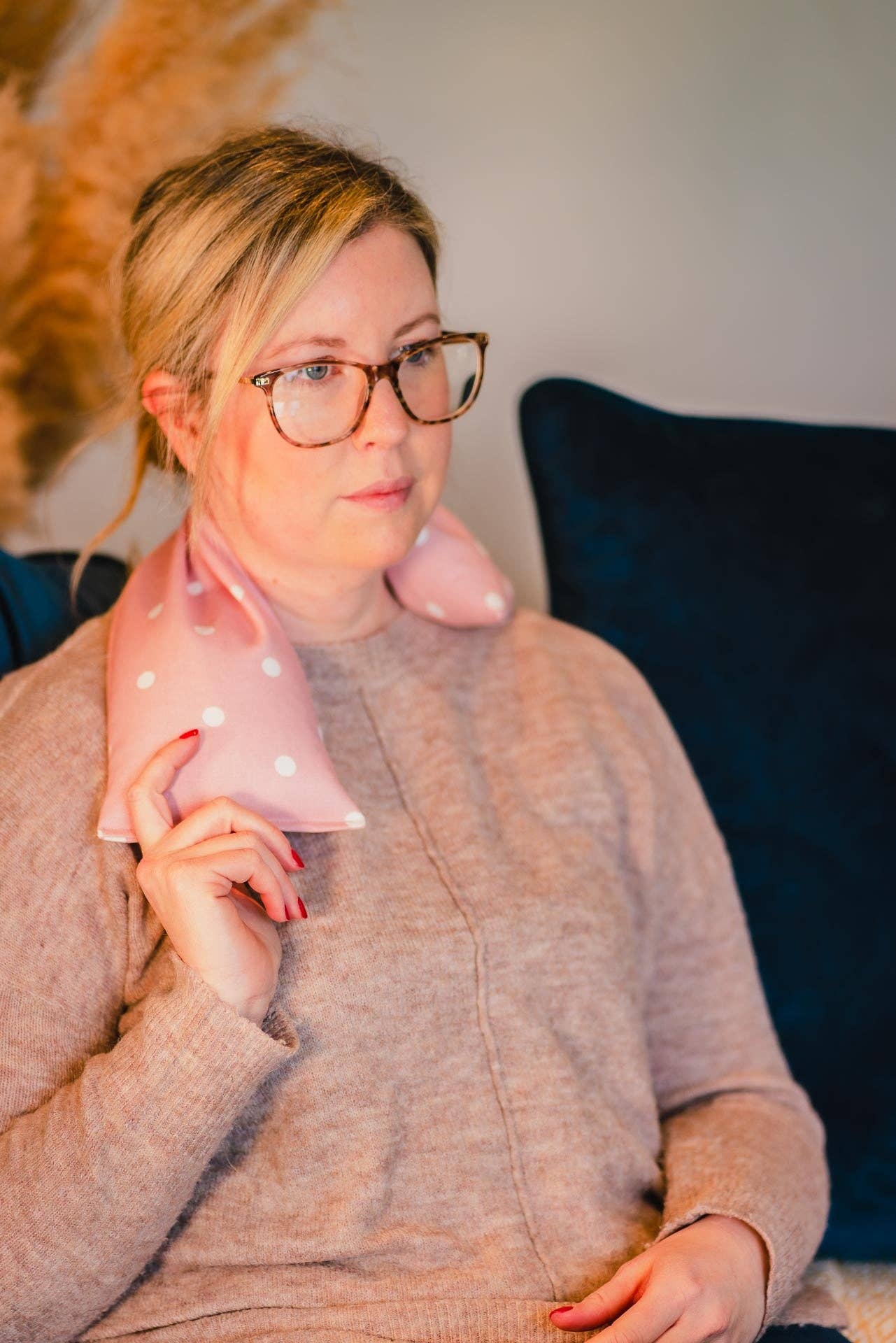 The Wheat Bag Company - Vente Compresses chaud/froid - Sac à blé en coton Dotty Pink3