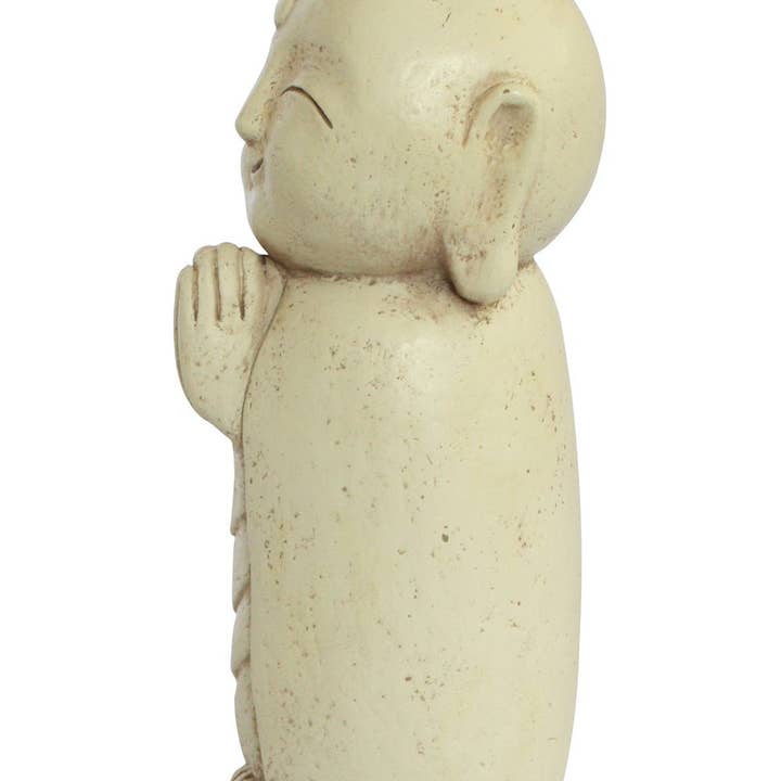 Buddha Groove - Wholesale Decorative Figurine - Peaceful Jizo Garden Statue, 8 Inches6