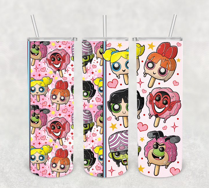 Beautiful Creations by Laney – Großhandel Thermotasse/-becher – Powerpuff-Eis am Stiel Becher0