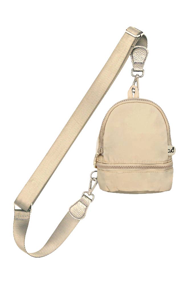 Hana - Wholesale Crossbody Bag - Women's - C.C Mini Solid Sling Backpack0