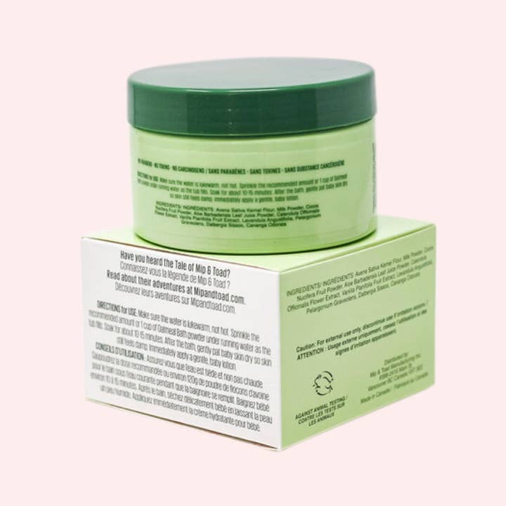 Mip & Toad - Wholesale Badzout/melk - Havermoutbad voor baby's