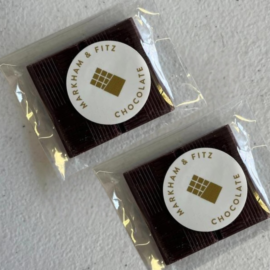 Markham & Fitz Chocolate - Vente Barre chocolatée - Mini-carrés de chocolat noir colombien - 60 %, origine unique1
