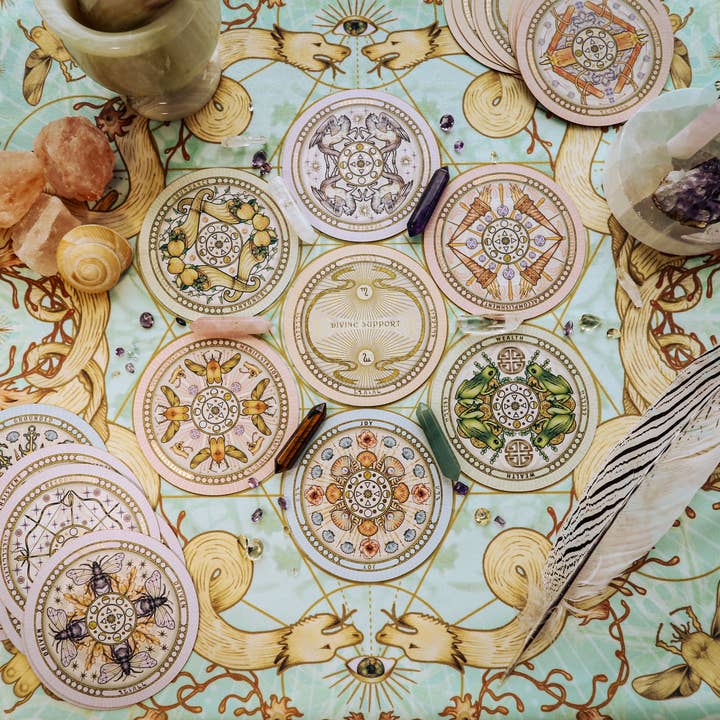 Muse703 - Wholesale Tarot Cards - Manifestation Ritual Mat – Cards of Desire 3