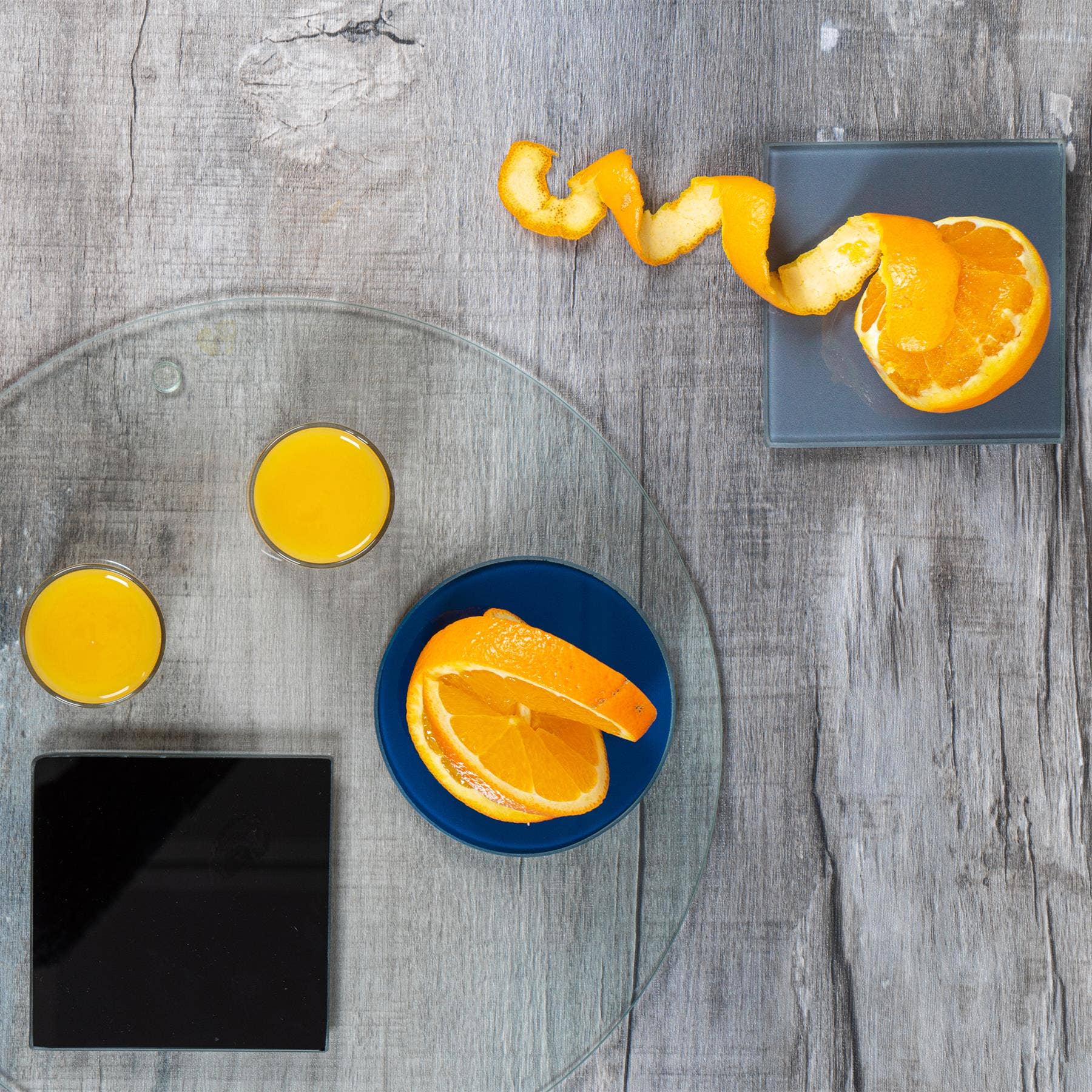 Rinkit Ltd – wholesale Coasters – Round Glass Coaster - 10cm - By Harbour Housewares1