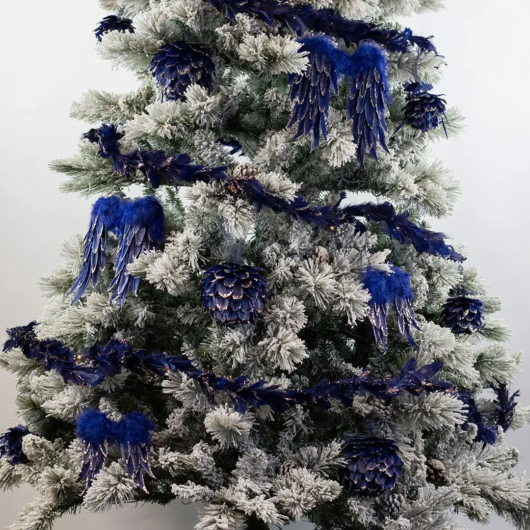 Zucker Feather Products – wholesale Ornament – Navy Blue Christmas Ornament12