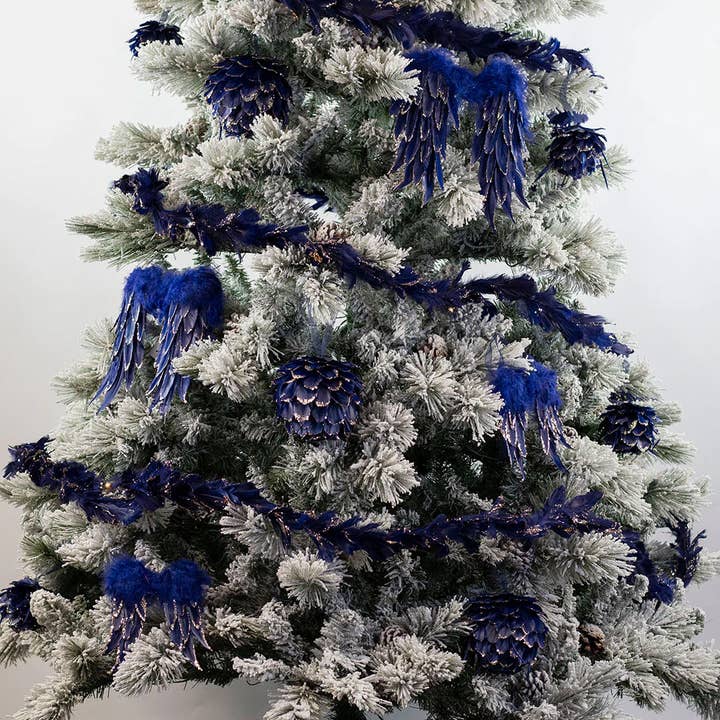 Zucker Feather Products – wholesale Ornament – Navy Blue Christmas Ornament12