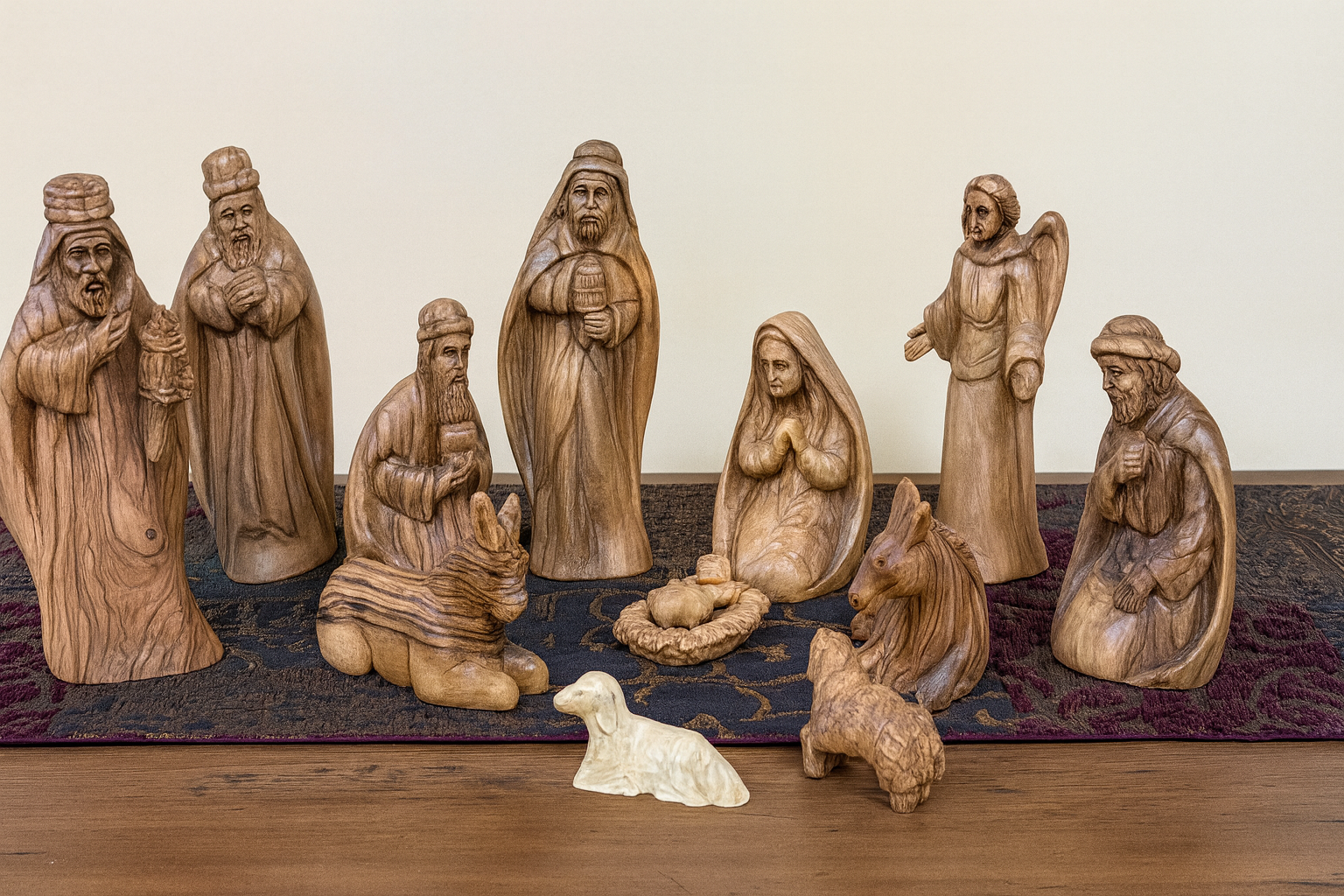 Holy Land Imports - Wholesale Nativity Scene Decor - Intricate Nativity Set with Wisemen0