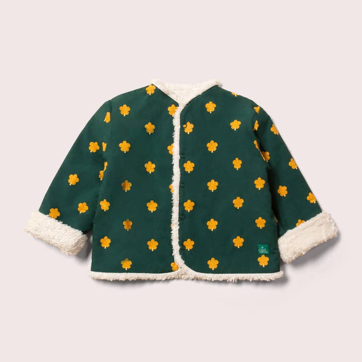 Golden Leaves Reversible Cosy Jacket for wholesale by Little Green Radicals