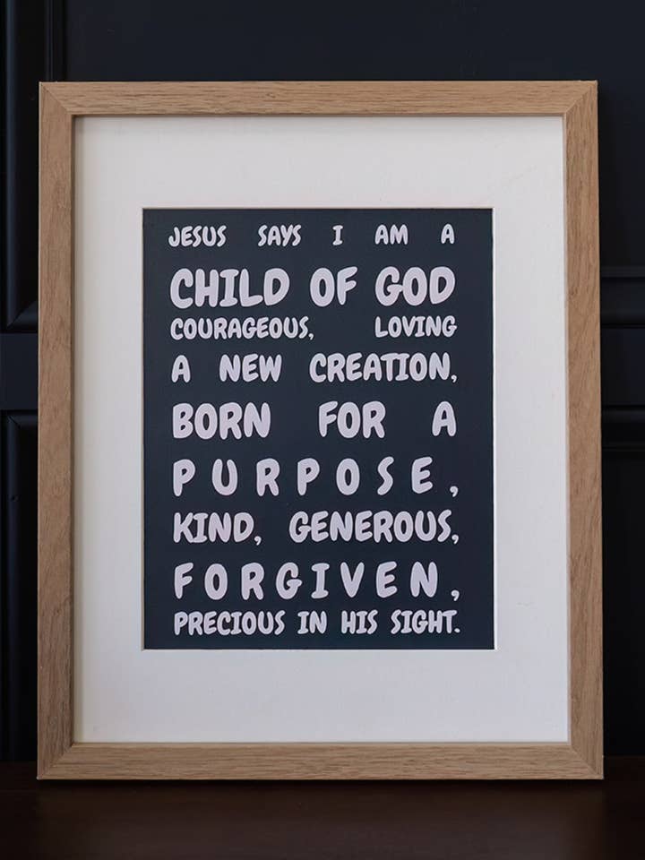 8x10 Jesus Says I am for wholesale by Jenessa Wait