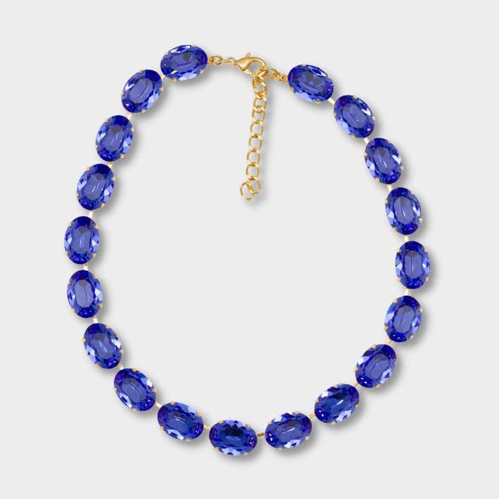 Laura Riviere Crystal Necklace for wholesale by Sarah Rhodes