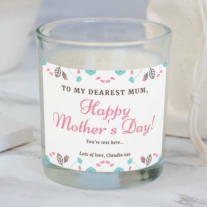 Vela personalizada para el día de la madre | Regalo del día de la madre para venta al por mayor de MKTrendsCo
