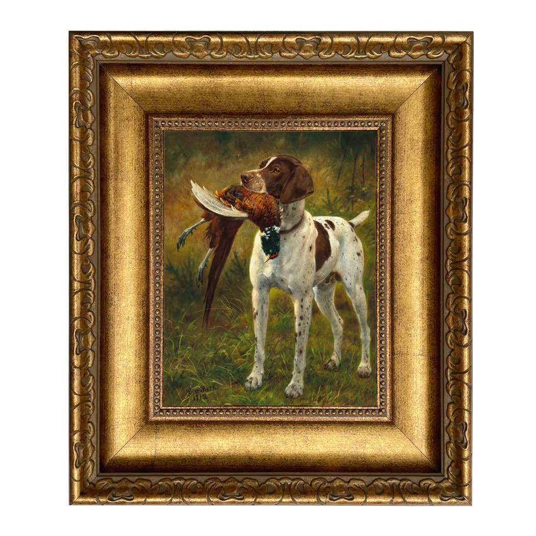 Madison Bay Co. - Historical Home Decor Reproductions – wholesale Wall decor – Kids & Baby – English Pointer with Pheasant Painting Print on Canvas8