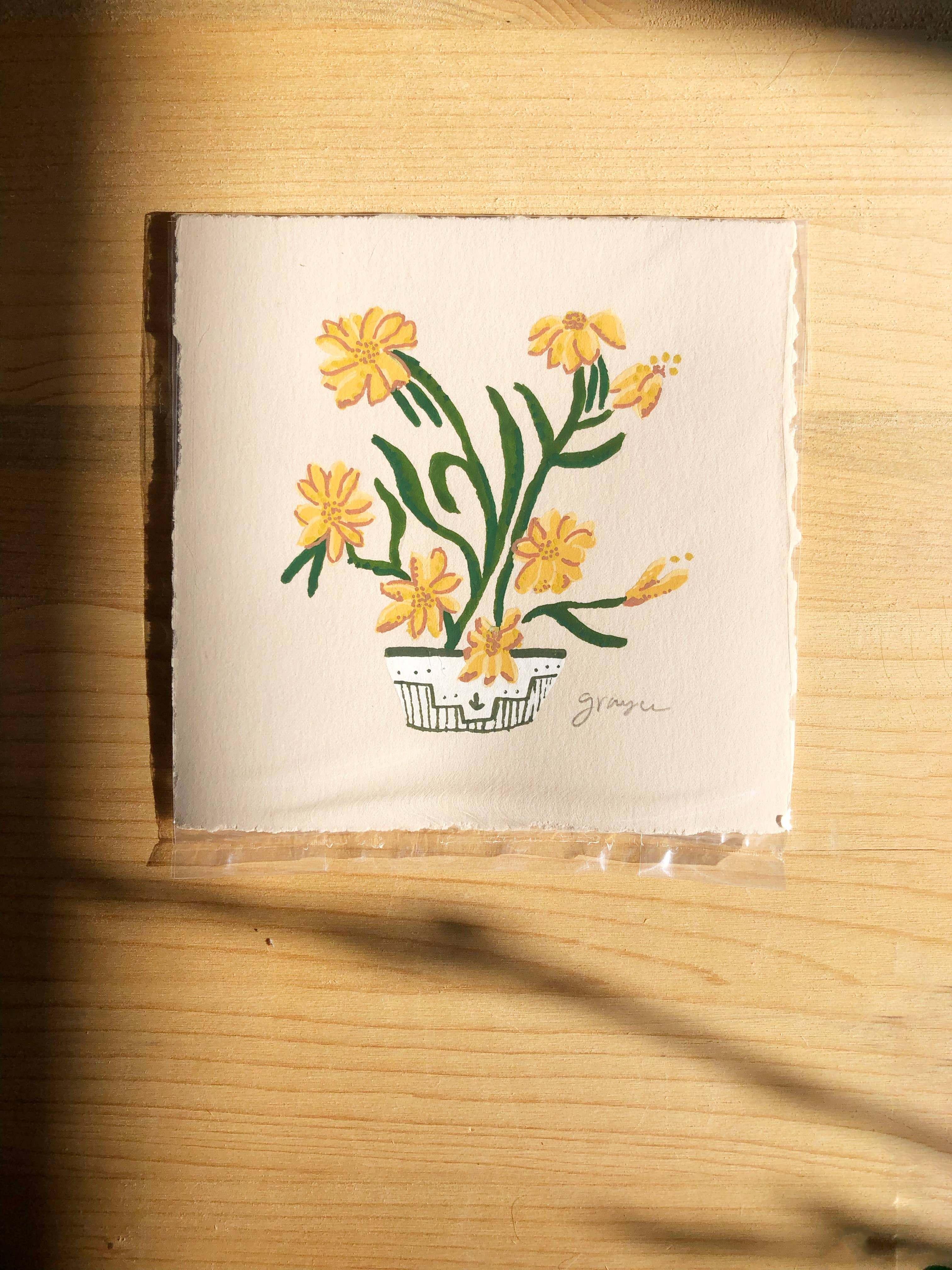 Grayce Wylder Creative Co - Wholesale Painting/Drawing - Unframed Original Gouache Painting0