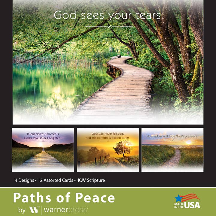 Warner Press - Wholesale Sympathy Card - Greeting Card Box - Sympathy - Paths of Peace