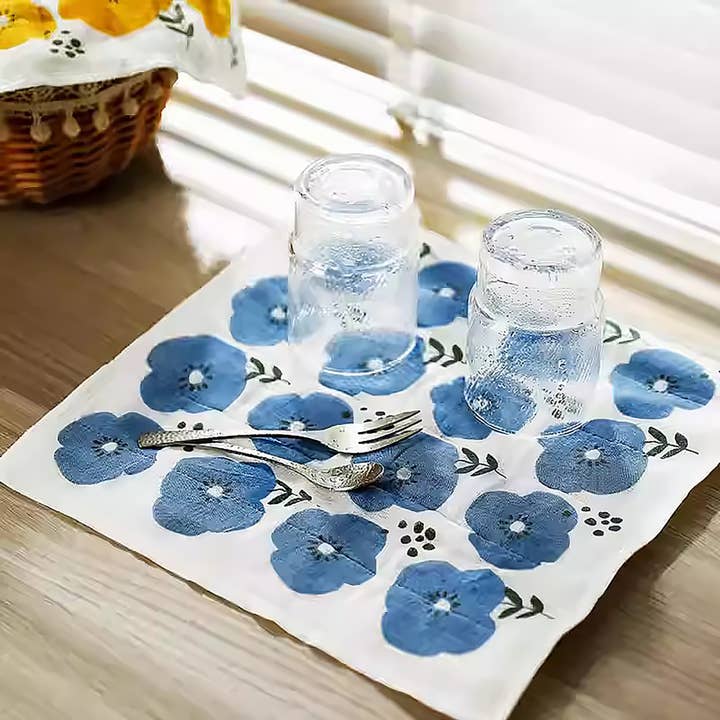 IZAWA multifunctionele servet met bloemenmotief voor wholesale door MinoCraft