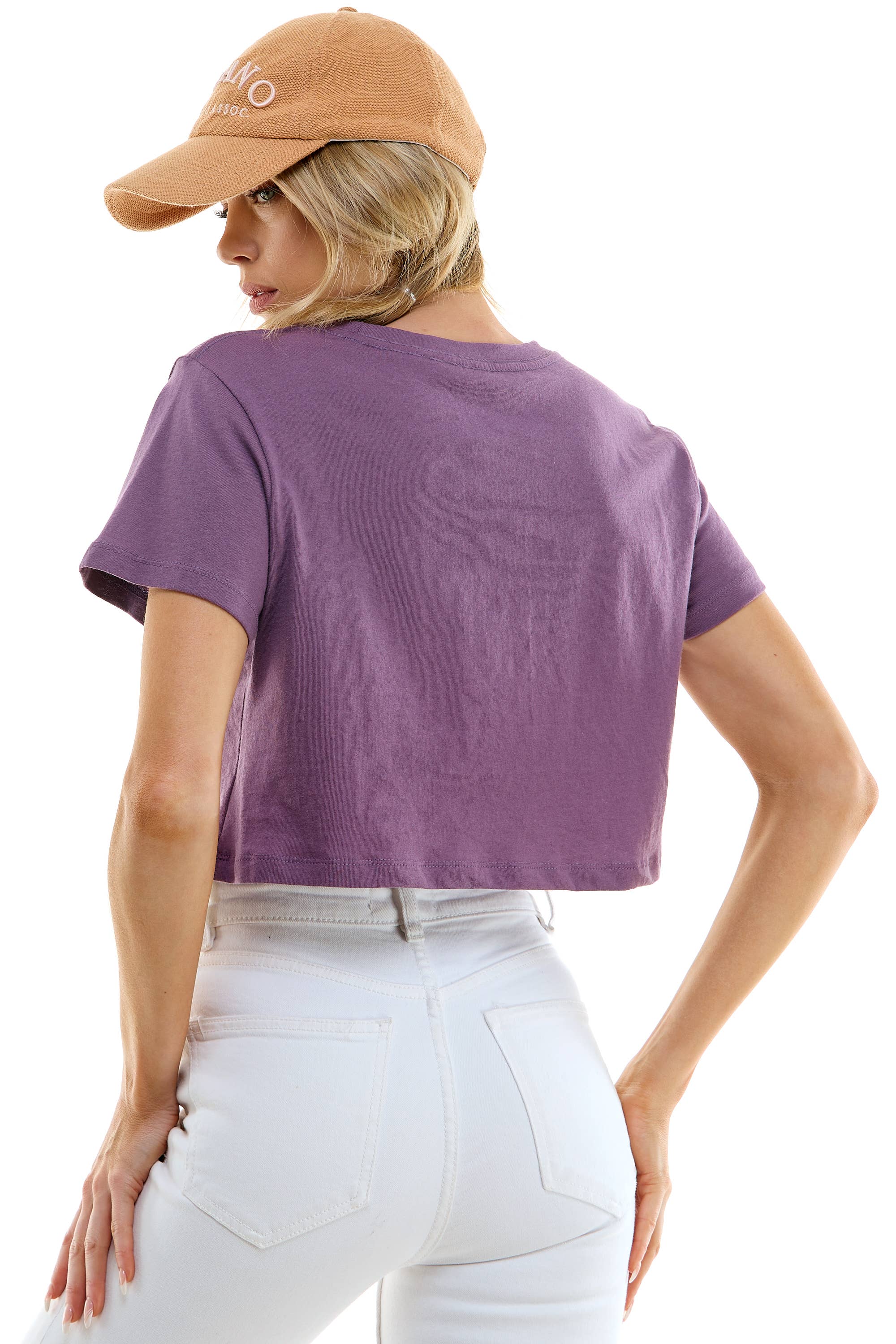 LOVING PEOPLE - Wholesale T-Shirt - Women's - Premium cotton boxy crop tops207