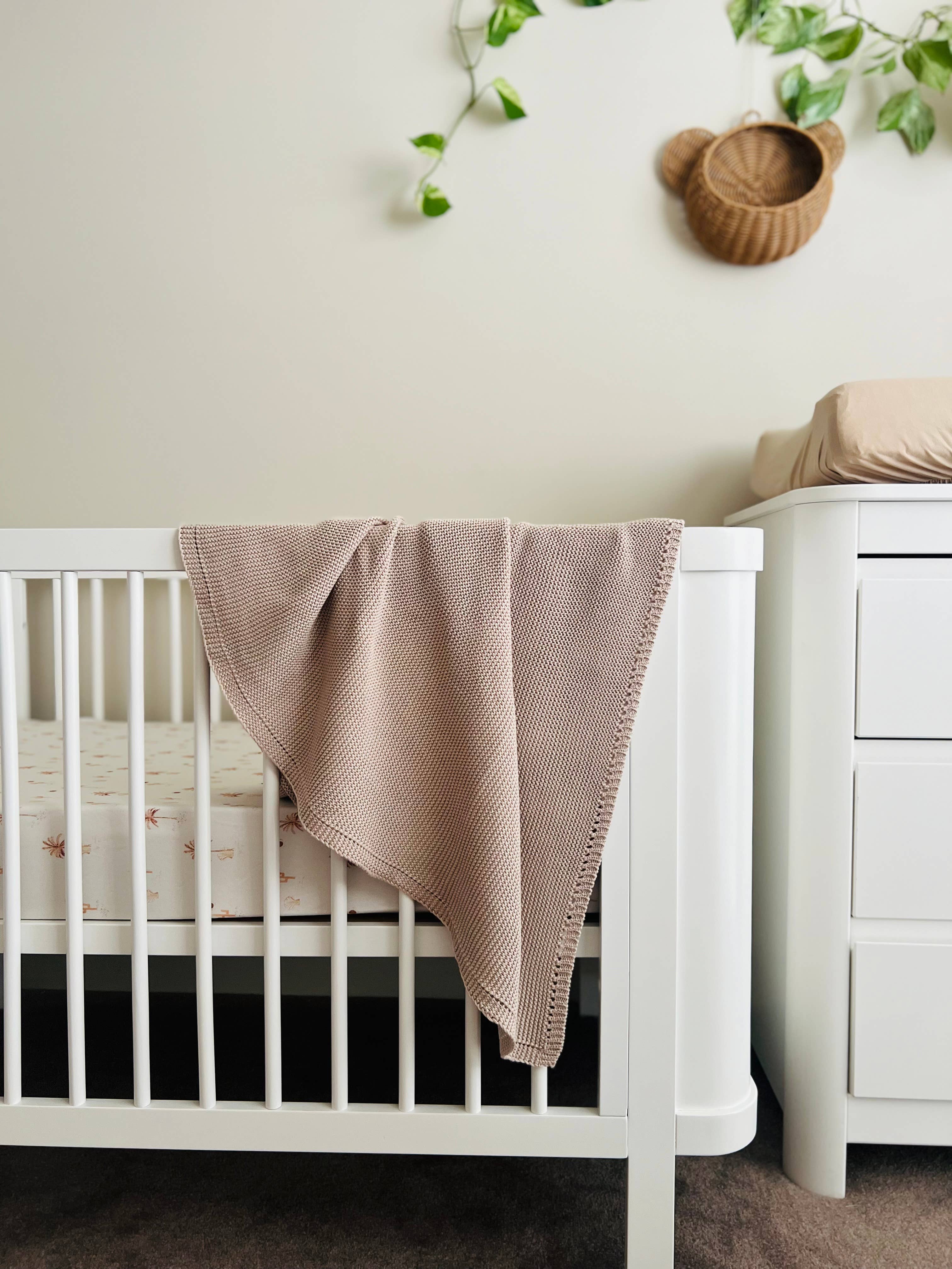 Cuddle Bug & Co – Cobertor de cama - Crianças e bebés por atacado – Mini & Me Manta de Bebê com Borda de Conchas3