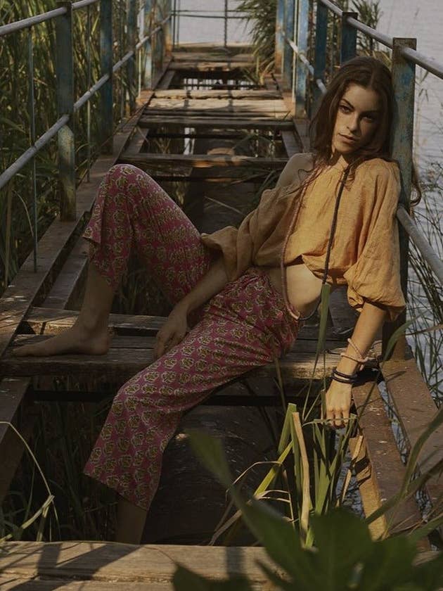 Anju Cotton Crop Top for wholesale by Bijondo