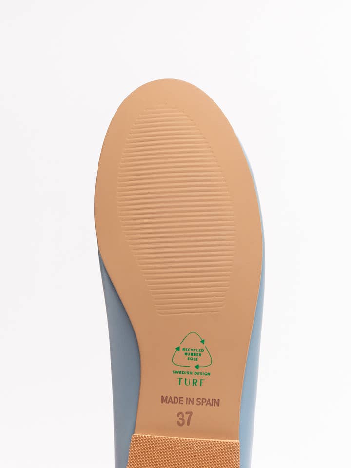 Turf – wholesale Lågskor - Dam – Ballerina Pärla Silver, Veganska Skor För Kvinnor