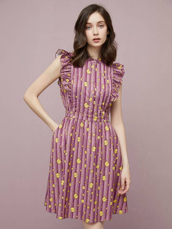 Enyew Bite my Sunshine Sleeveless Dress for wholesale by RWBE