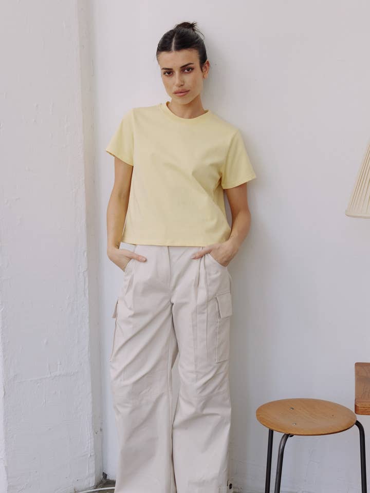 All Row - Wholesale T-Shirt - Women's - The Lanie Top | Classic Everyday T-Shirt1