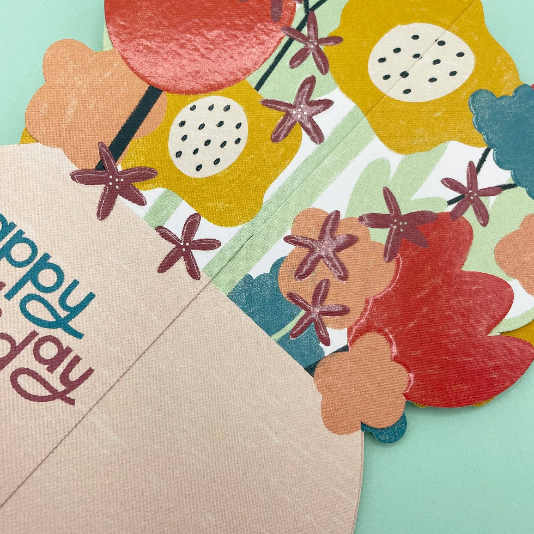 Raspberry Blossom - Wholesale Birthday Card - Flowers (TRS03)1