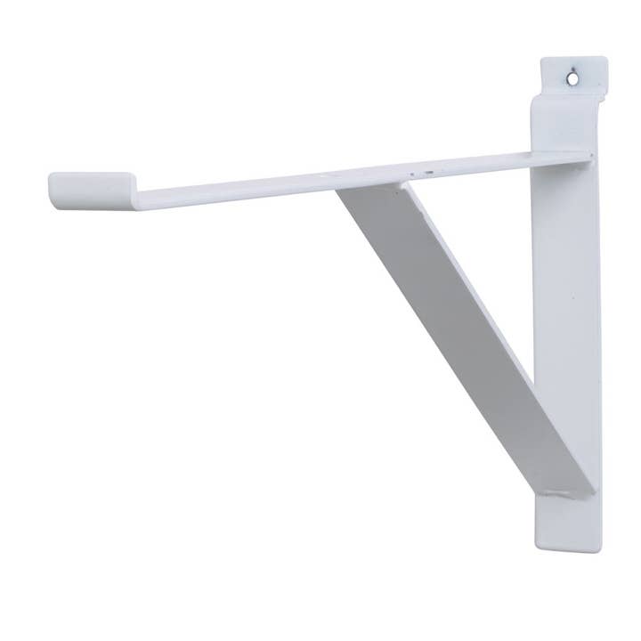 Store Supply Warehouse - Wholesale Retailer Display - Accessories - Contemporary Shelf Bracket For Slatwall | White | 12"