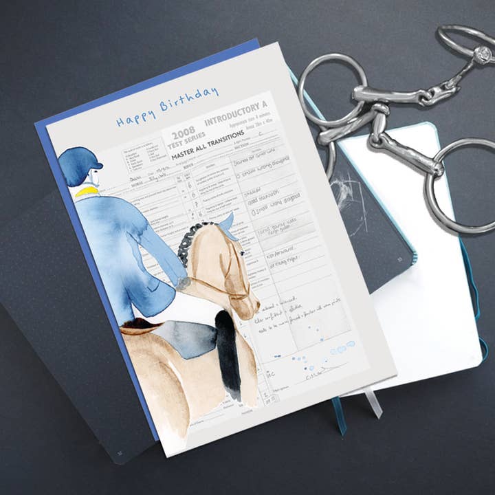 ARENA: Horse Card - Master All Transitions for wholesale by Deckled Edge Ltd