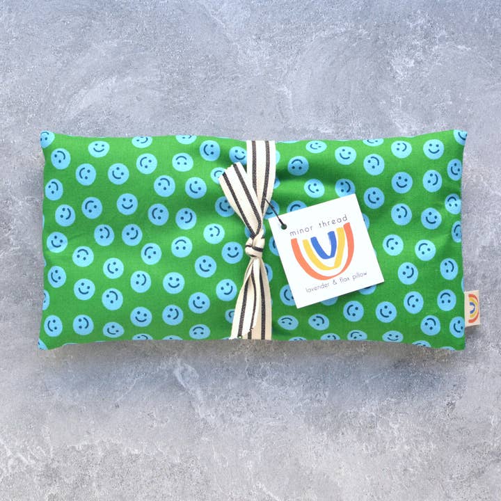 Alle Smil i Grøn og Blå Vægtet Øjenpude for engroshandel hos Minor Thread