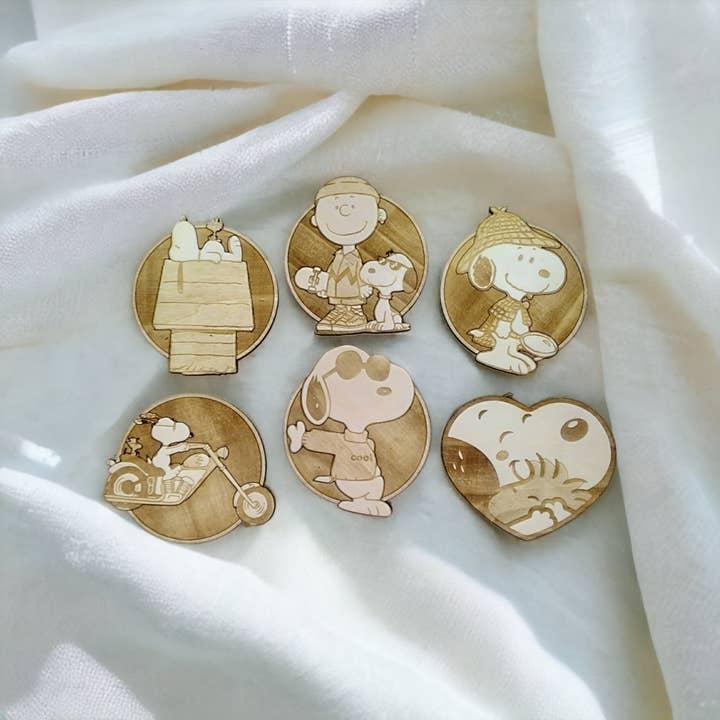 Set of 6 Snoopy Coasters - Perfect Gift for wholesale by Studio Rima