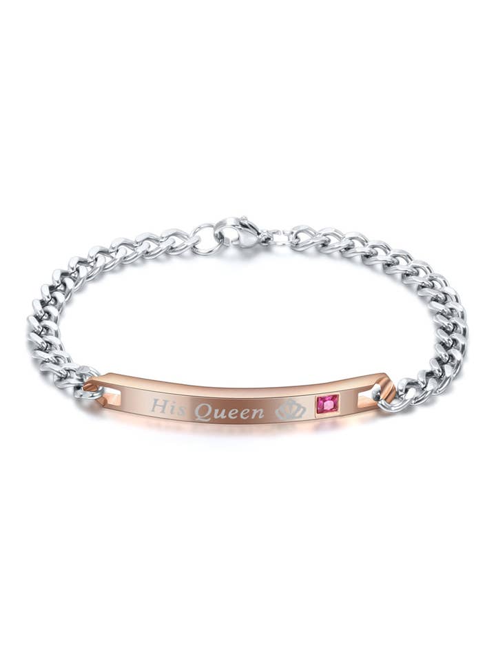 Bracciali in Zircone in Acciaio Inossidabile B2163 per la vendita all'ingrosso da parte di Ole