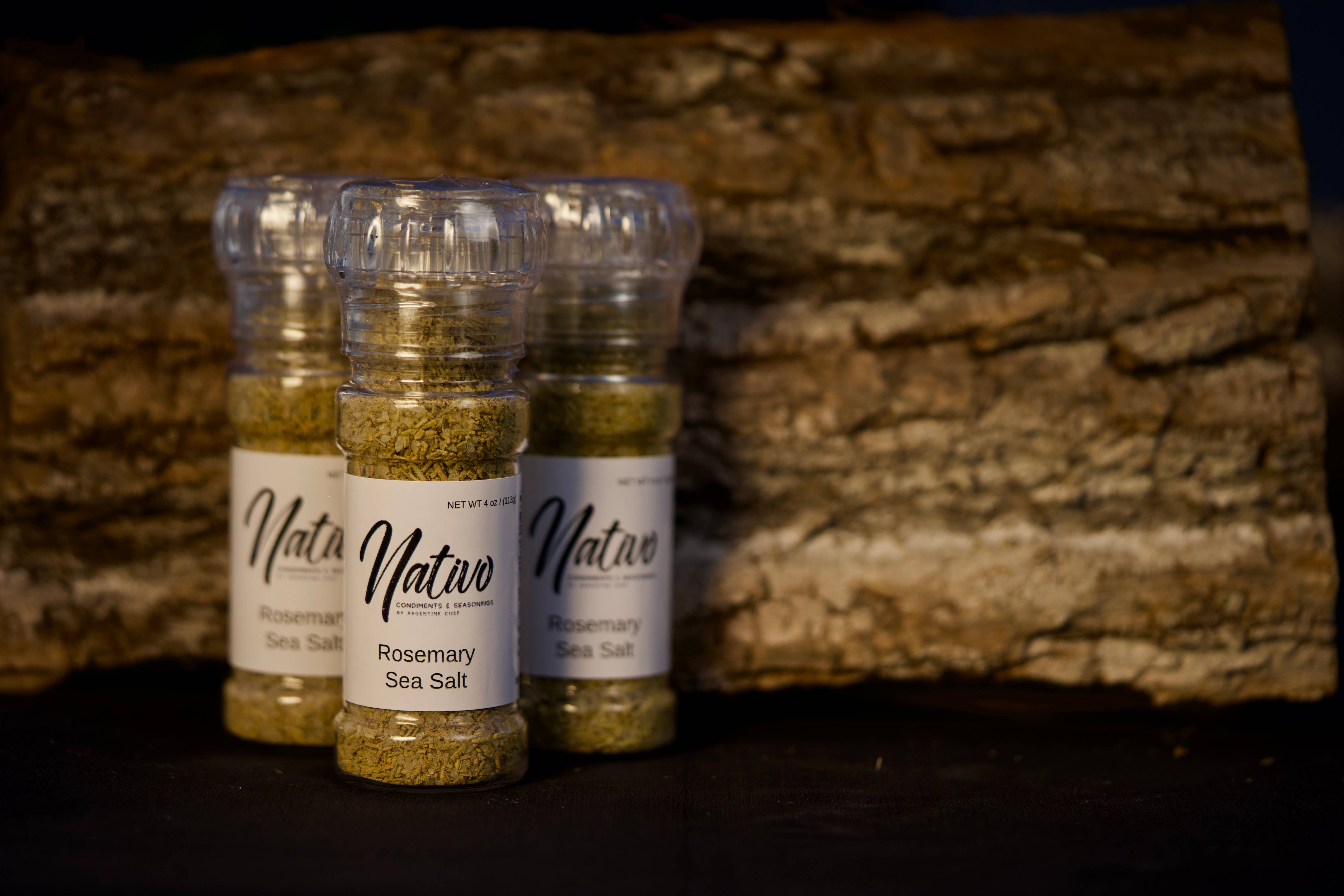 Nativo Spices – wholesale Salt – Nativo Spices Rosemary Salt/ Salt grinder3