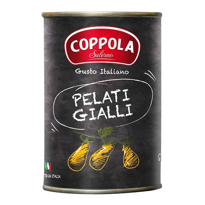 Gourmica - Wholesale Sauce - Coppola Yellow Peeled Plum Tomatoes (400g)