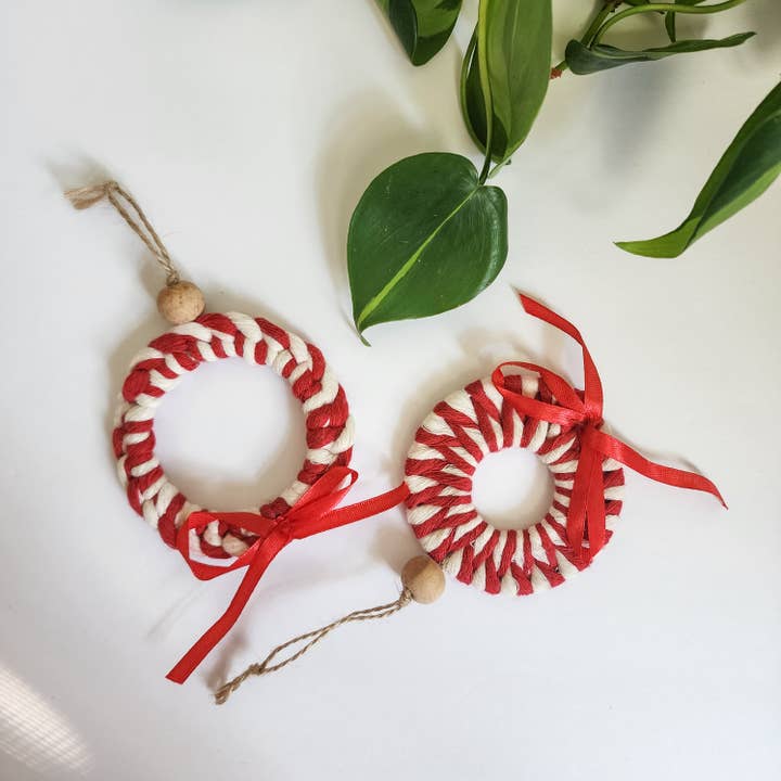 Handmade By Uruba - Vente Objets de décoration - Mini-guirlande de Noël pour décoration d'arbre | Breloques Boho Holiday5