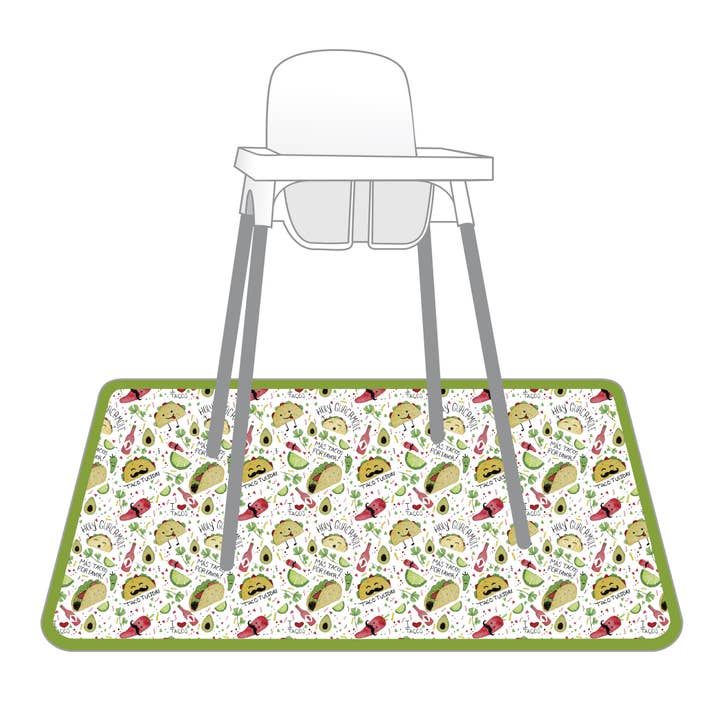 Taco Party - Tapis anti-éclaboussures - Un attrape-tout imperméable pour la vente par BapronBaby