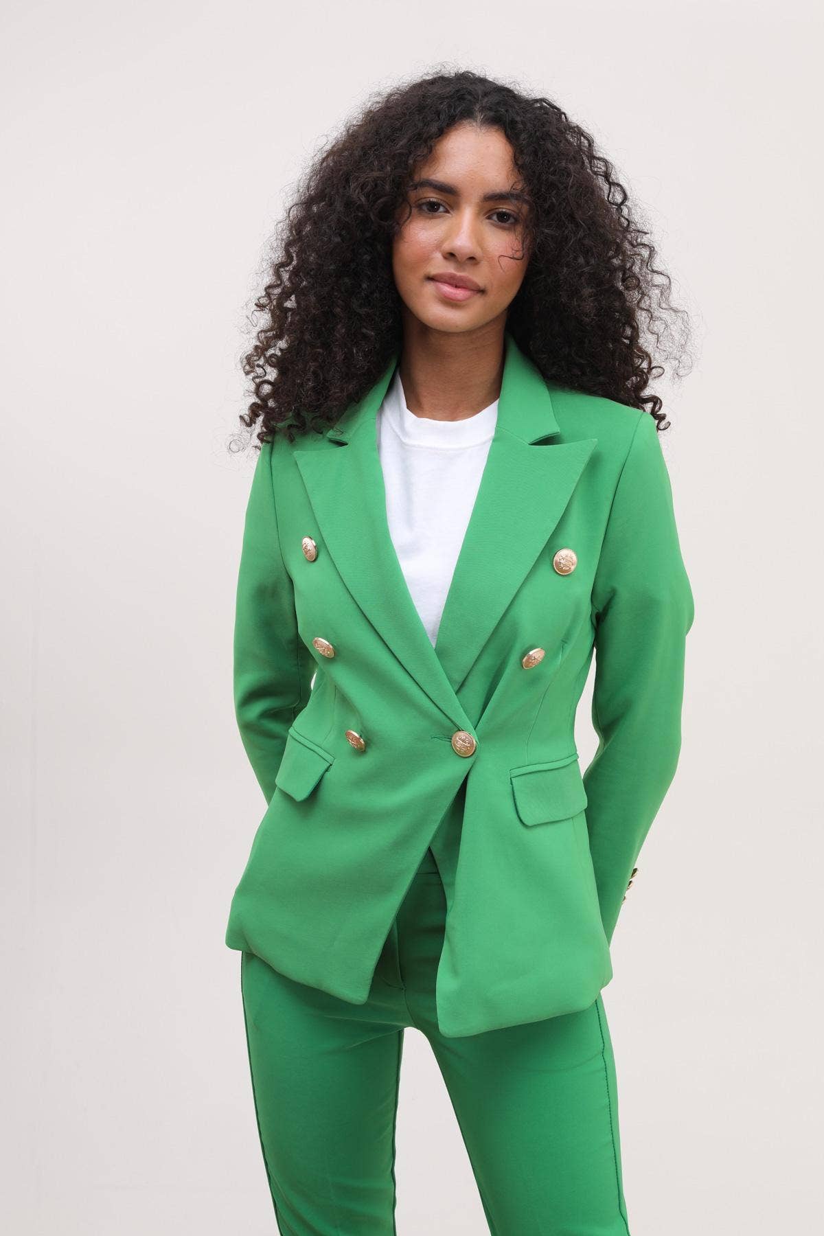 LULUMARY – Engroshandel Jakke - Dame – Dobbeltknapjakke V1958