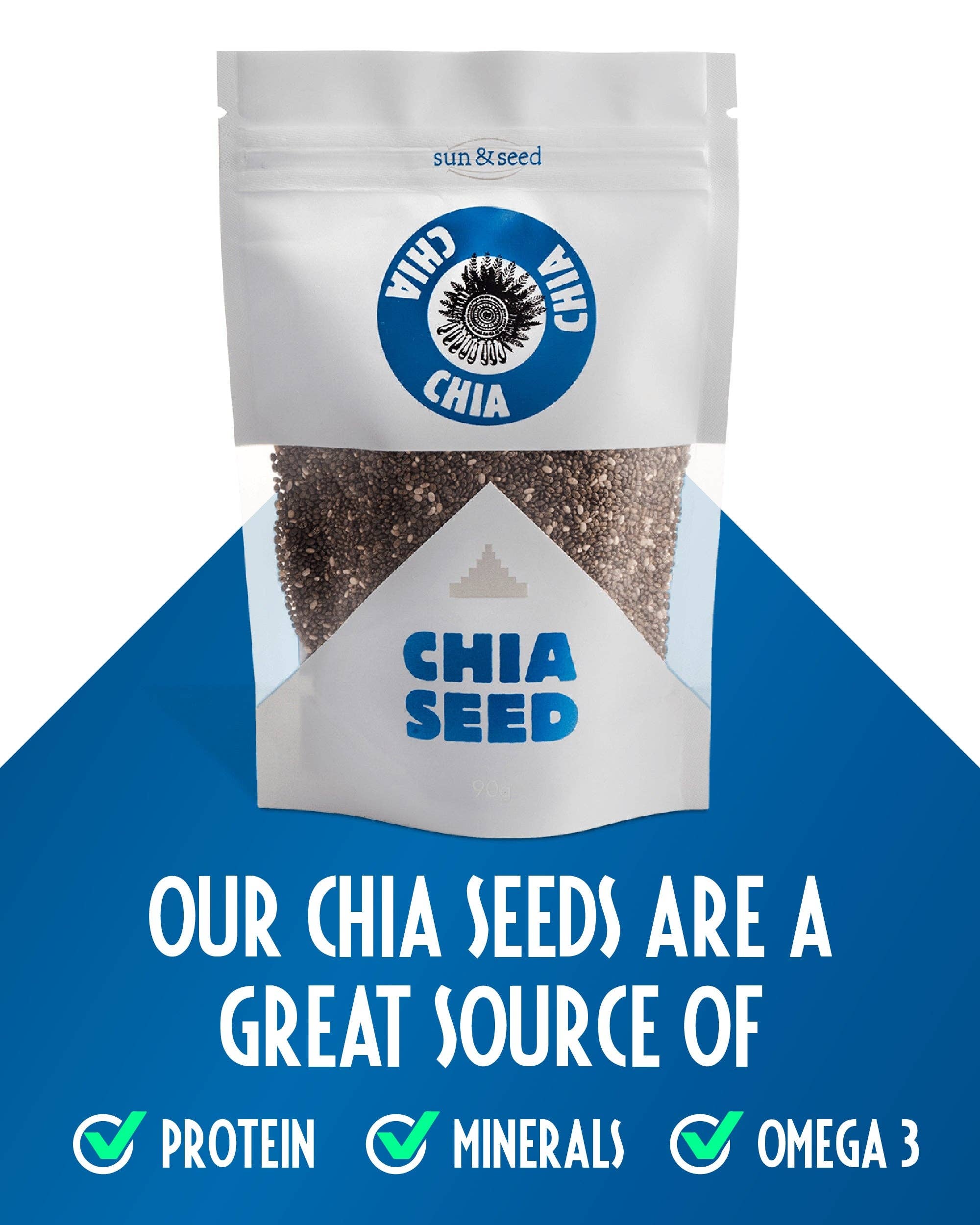 Sun & Seed – wholesale Plant seeds – Organic Chia Seeds 500g1