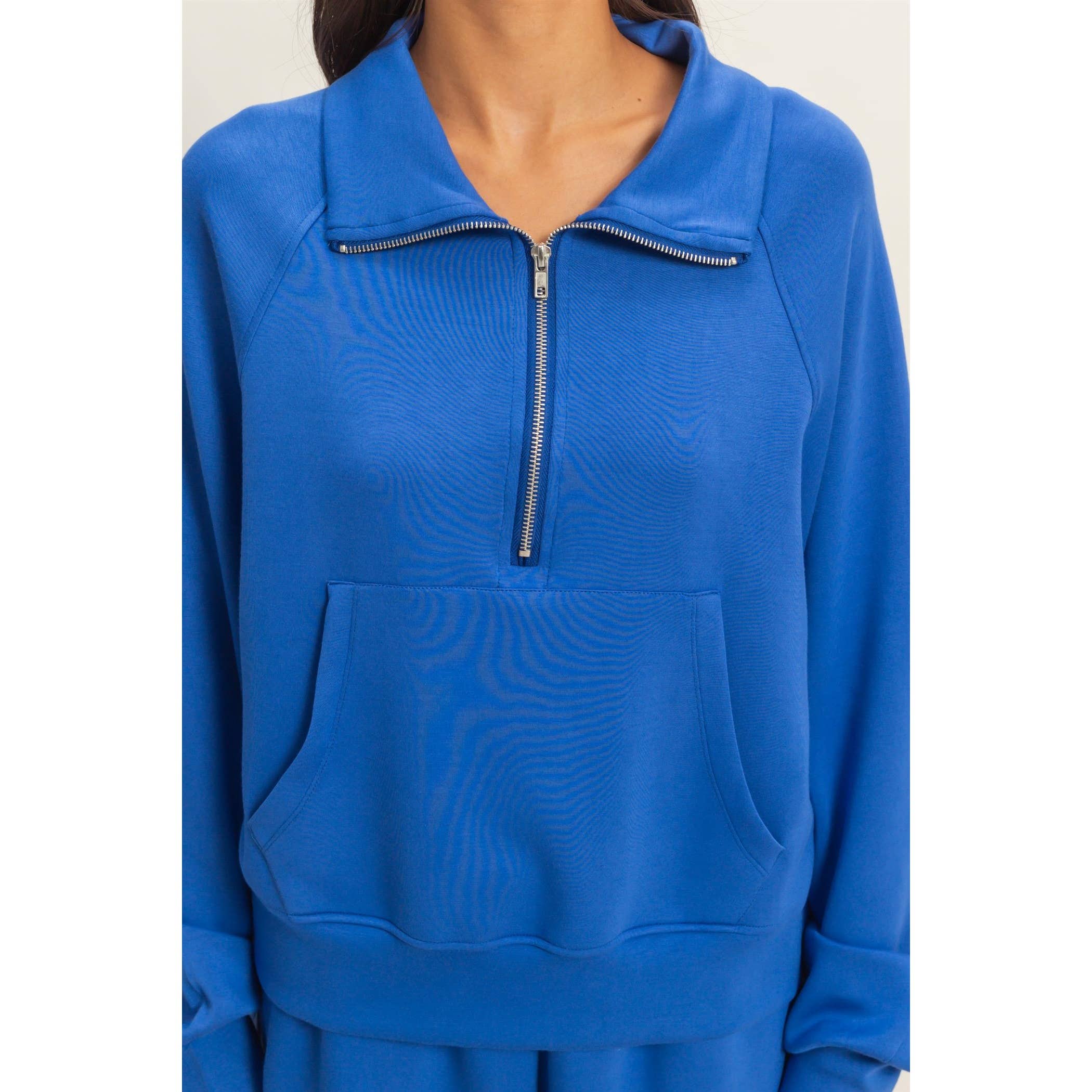 HYFVE - Wholesale Sweatshirt - Women's - Half-Zip Collar Pullover17