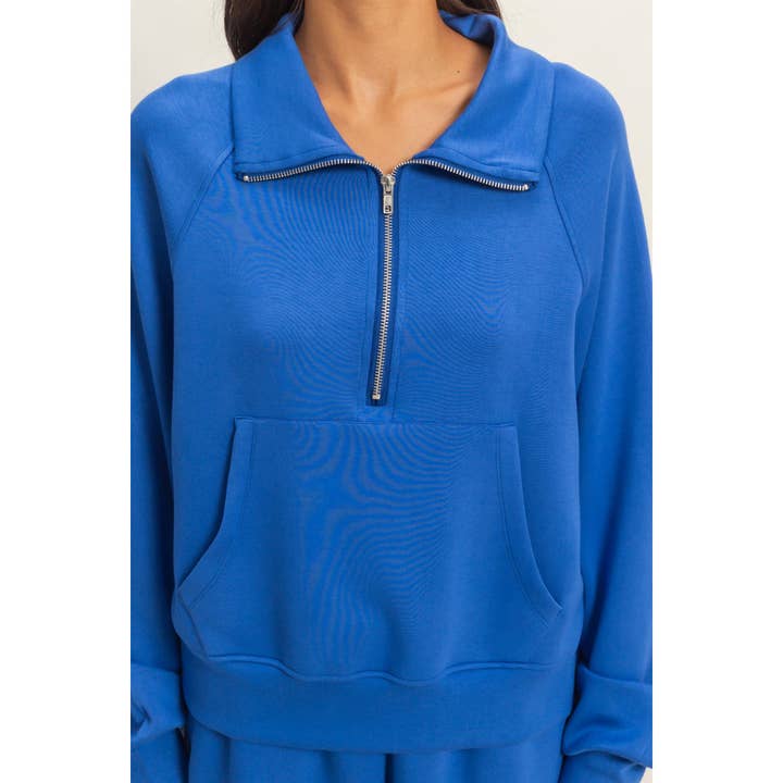 HYFVE - Wholesale Sweatshirt - Women's - Half-Zip Collar Pullover17