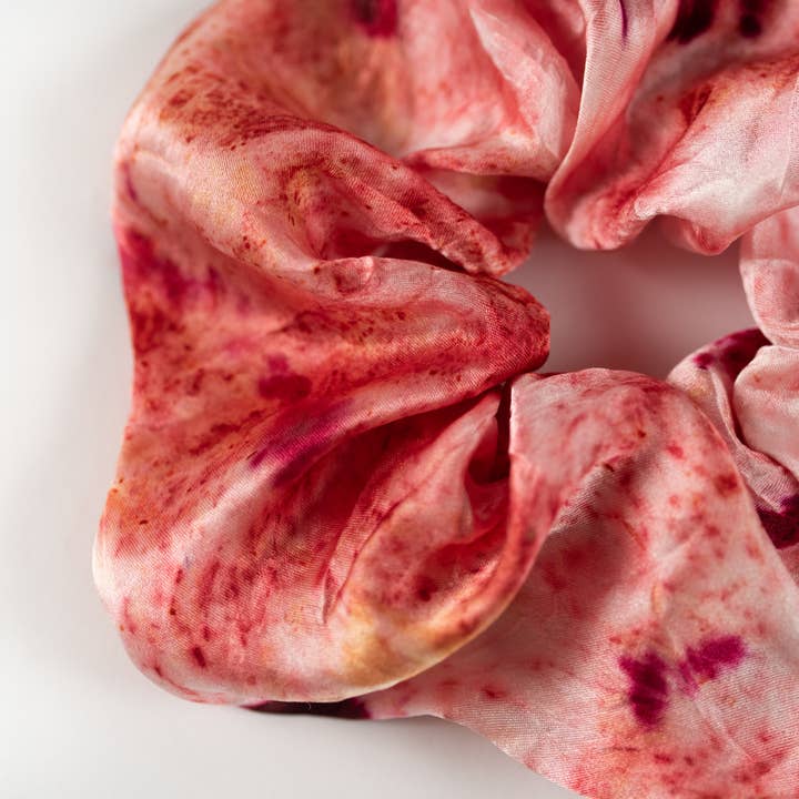 DYE KWEEN - Wholesale Scrunchie - Women's - Botanically Dyed Silk Scrunchie13