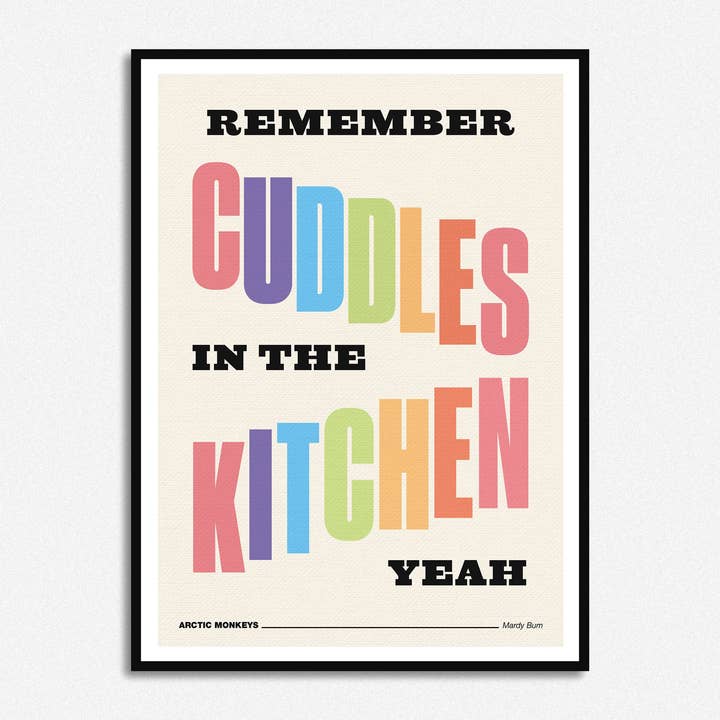 Knus i køkkenet Print for engroshandel hos HollieGraphik