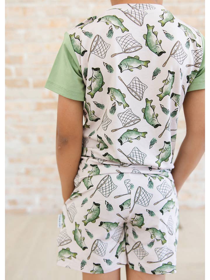 Charlie Lou Baby - Wholesale Top & Short Set - Kids - Bamboo Shortie Set | Gone Fishin'6