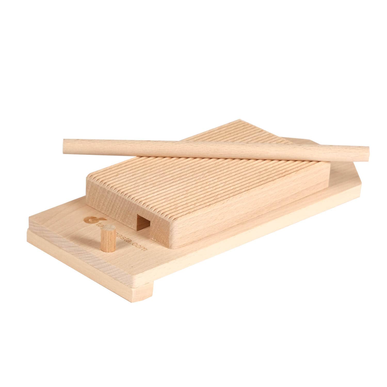 Tagliapasta - Wholesale Pasta Maker - Wooden Board with base and stop for Rolling garganelli1
