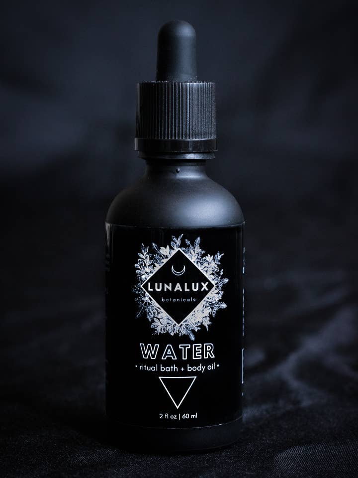 WATER // Ritual Bath + Body Oil for wholesale by Lunalux Botanicals