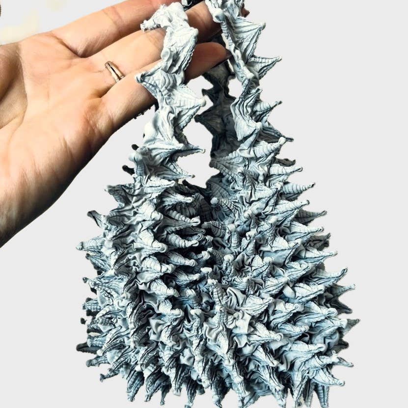 House of Shokunin - Venta al por mayor Bolsas de la compra - Bolsa japonesa Shibori expandible, extensible y lavable, bolsa para fiesta, reutilizable para compras, organizador y cartera mini24