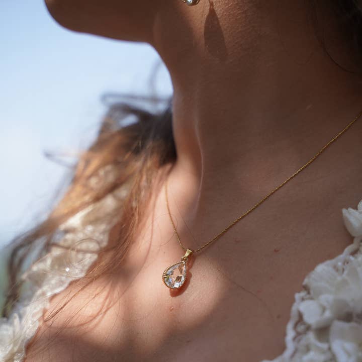 CRYSTAL DROP - necklace for wholesale by Duestelle Italia