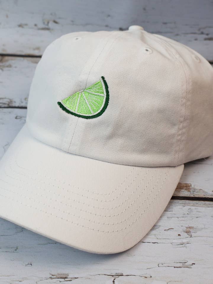 Lime Slice Relaxed Fit Hat for wholesale by Hat & Rabbit