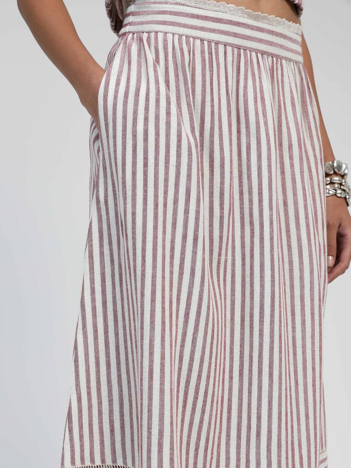 RABIA raspberry skirt for wholesale on Faire
