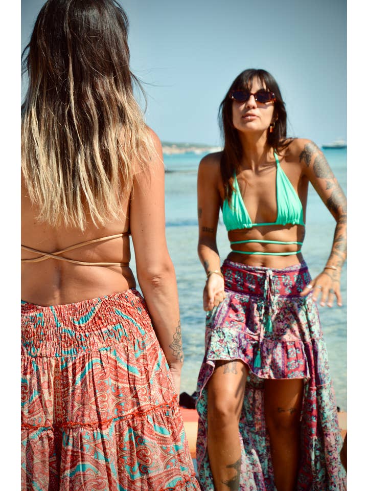 Arena Formentera - Wholesale Skirt – Women’s - Asymmetrical Skirt New Sarie – Fluidity and Bohemian Style8