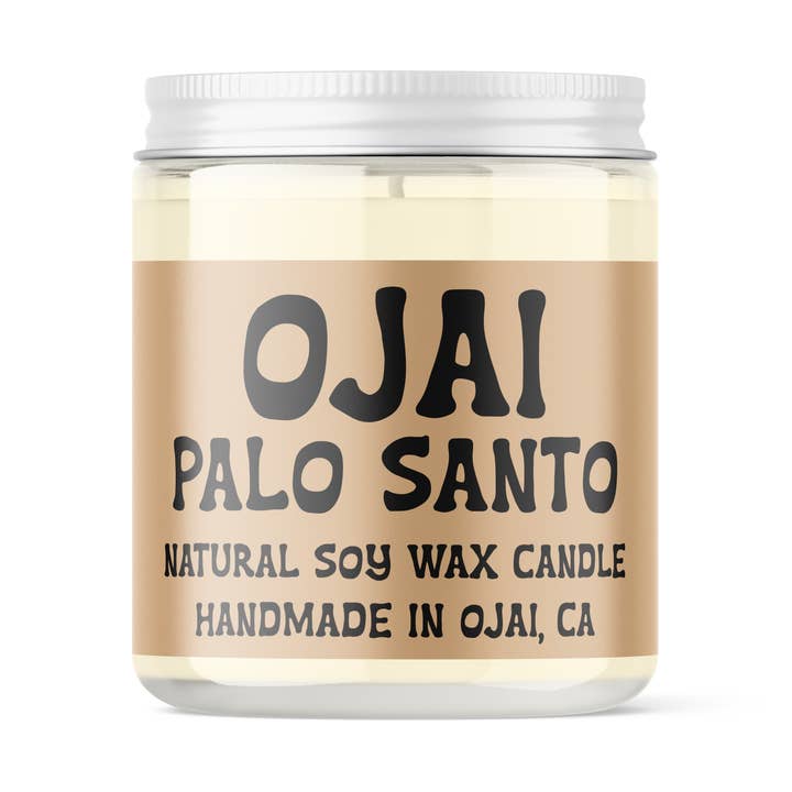 Vela de Soja Ojai Palo Santo para venta al por mayor de Ojai Essentials
